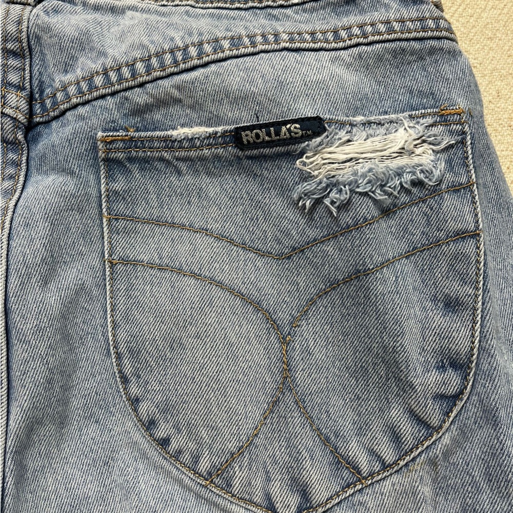 Rolla’s Eastcoast Flare Sofia Worn Distressed Jeans 32 - Picture 6 of 6
